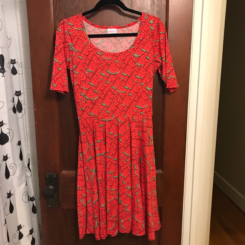 Small lularoe watermelon dress